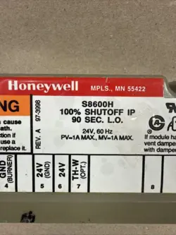 HONEYWELL S8600H POOL/SPA