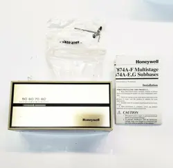 HONEYWELL T874A 1036 MULTISTAGE THERMOSTAT, 24V CONTROL