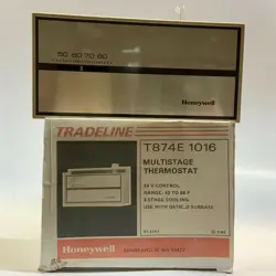 HONEYWELL T874E 1016 MULTISTAGE THERMOSTAT