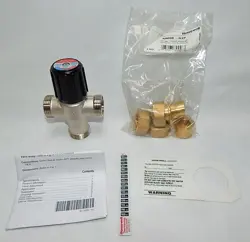 NEW IN OPEN BOX HONEYWELL AM-1 SERIES THERMOSTATIC MIXING VALVE AM101R-US-1