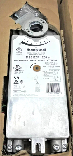 NEW HONEYWELL MS8120F1200 24V 175 LB-IN DAMPER ACTUATOR