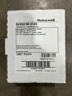 **NEW** HONEYWELL SV9501M8129 SMART VALVE FURNACE GAS