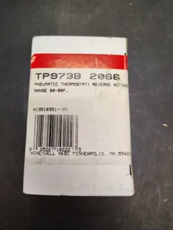 HONEYWELL TP970B 2002 REVERSE ACTING PNEUMATIC THERMOSTAT RANGE 60-90F