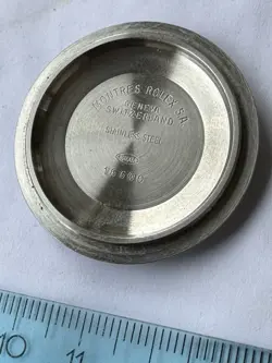 ORIGINAL ROLEX OYSTER CALIBER 16600 SEA DWELLER CASE BACK