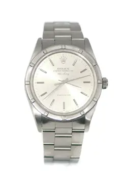 ROLEX AIRKING STAINLESS STEEL WATCH 14010M