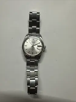 1968 ROLEX OYSTERDATE PRECISION STEEL MEN'S WATCH REF 6694