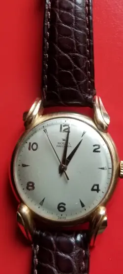 VINTAGE ROLEX MENS WATCH 18KT SOLID CASE