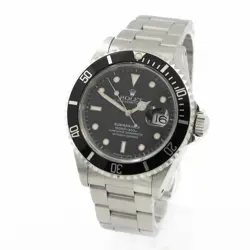 MEN'S ROLEX OP SUBMARINER WATCH REF.#16610 40MM BLACK DIAL DATE W173043-1