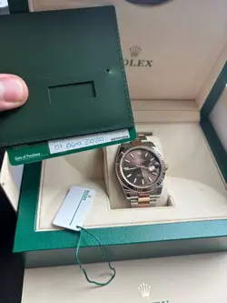 ROLEX DATEJUST 41 126331 CHOCOLATE DIAL STEEL & ROSE GOLD OYSTER WATCH - 2020
