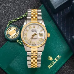 ROLEX DATEJUST 31MM 68273 DIAMOND DIAL WITH TWO TONE JUBILEE BRACELET