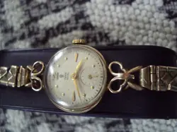 Ladies Rolex Tudor Royal 1958 London Hallmarked 9ct Gold  17 Jewels Manual Watch