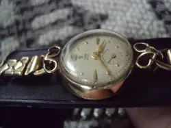 Ladies Rolex Tudor Royal 1958 London Hallmarked 9ct Gold  17 Jewels Manual Watch