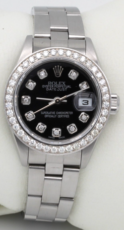 ROLEX OYSTER PERPETUAL DATEJUST REF 79174 26MM AUTOMATIC WRIST WATCH W/BOX LW-14