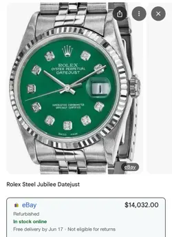 ROLEX DATEJUST (GREEN DIAL)