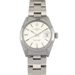 ROLEX 1500 OYSTER PERPETUAL DATE SILVER DIAL 34MM 1969
