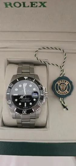 ROLEX 40MM STAINLESS STEEL SUBMARINER BLACK DIAL 16610