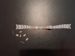 SILVER OYSTER ROLEX WATCH BAND