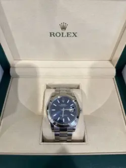 ROLEX DATEJUST 41MM BLUE DIAL 2021