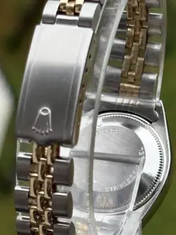 ROLEX LADIES WATCH 26mm, 18k GOLD & SS, DIAMOND DIAL, JUBILEE, BOX SET, STUNNING