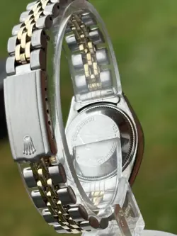 ROLEX LADIES WATCH 26mm, 18k GOLD & SS, DIAMOND DIAL, JUBILEE, BOX SET, STUNNING