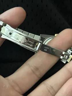 Rolex Silver Oyster Pink Mother of Pearl Datejust Watch