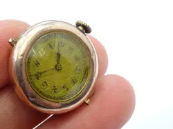 VINTAGE ANTIQUE ROLEX HALLMARKED 375 9CT GOLD WATCH SPARE OR REPAIR