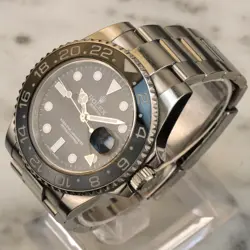 2010s Rolex GMT-Master II Black Stainless Steel 40mm Automatic Watch 116710 LN