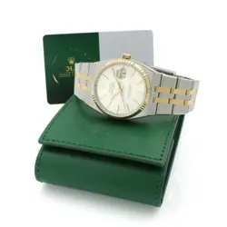 MEN'S ROLEX OYSTERQUARTZ DATEJUST TWO-TONE WATCH REF. #17013 36MM W176605-1
