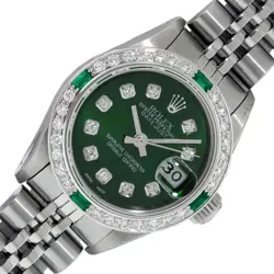 EMERALD DATEJUST WATCH