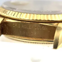 Men's 18K Yellow Gold Rolex Day Date "President" Wristwatch Ref 18038