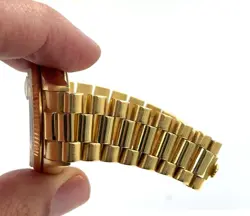 Men's 18K Yellow Gold Rolex Day Date "President" Wristwatch Ref 18038