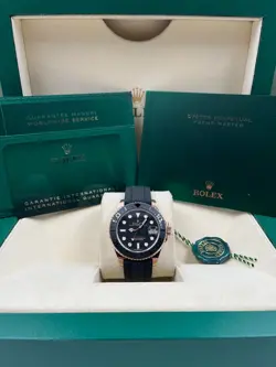 ROLEX YACHT-MASTER 37MM ROSE GOLD OYSTERFLEX 268655 PRE-OWNED 2023