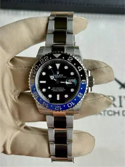 ROLEX GMT-MASTER II 116710BLNR BATMAN COMPLETE SET 2019