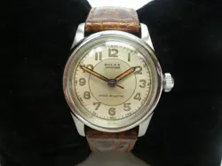 VINTAGE 1945 ROLEX OYSTER REF 3478 SS STRAP WRISTWATCH