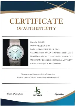 BLUE DIAL WATCH