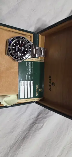 ROLEX GMT MASTER II 16710 STAINLESS STEEL MENS WATCH