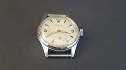 6: 1930S ROLEX 30MM STEEL CASED 15J MANUAL MOVEMENT SML MANS/BOYS WRISTWATCH