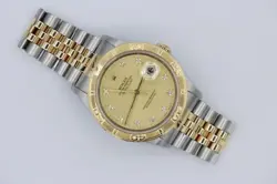 ROLEX DATEJUST 16263 CHAMPAGNE DIAMOND DIAL TURN-O-GRAPH JUBILEE BAND CIRCA 1991
