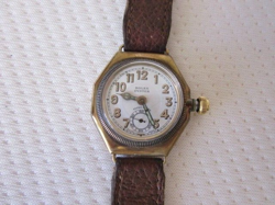 Rolex Oyster 9ct Gold Octagonal Ultra Prima Collectors Vintage Rare