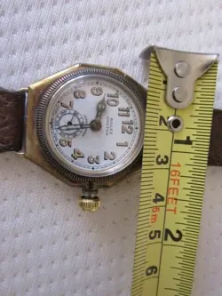 Rolex Oyster 9ct Gold Octagonal Ultra Prima Collectors Vintage Rare