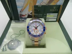 2010 ROLEX YACHT-MASTER II 44MM REF 116681 18K ROSE GOLD & STEEL FULL SET