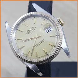 ROLEX 1601 MEN'S 36MM DATEJUST NON QUICK SET  AUTOMATIC CAL 1570 MOVEMENT