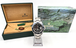 1991 Rolex 16610 Oyster Perpetual Submariner Date Just Wrist Watch W/ Box & Tag.