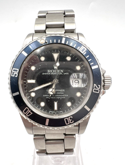 1991 Rolex 16610 Oyster Perpetual Submariner Date Just Wrist Watch W/ Box & Tag.