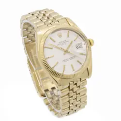 Vintage 14K Rolex OP Date Ref. 1503 Silver Dial 34mm As Is #W187867-1