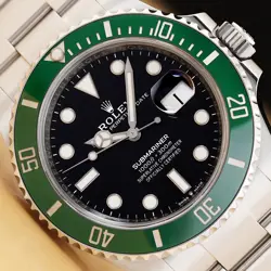 2022 CARD ROLEX SUBMARINER DATE 126610LV 41MM GREEN BLACK CERAMIC STEEL WATCH