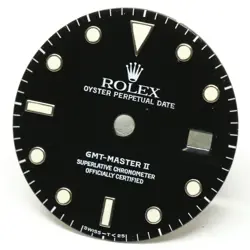 ROLEX VINTAGE 16710 GMT MASTER 2 GENUINE BLACK DIAL - MARKED
