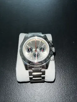 COSMOGRAPH DAYTONA WATCH - SILVER OYSTER BRACELET WITH SILVER BEZEL - NEW