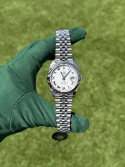 6/72/25 ROLEX DATEJUST 126334 WHITE ROMAN (41MM) EBAY LIVE!