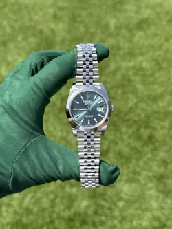 6/17/25 ROLEX DATEJUST 126300 MINT GREEN (41MM) EBAY LIVE!